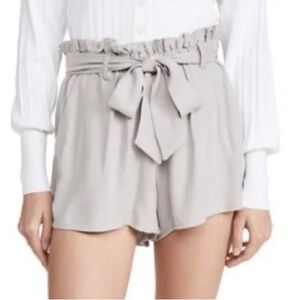 Jack by BB Dakota Taupe Paperbag Waist Shorts